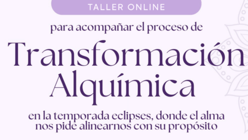 Acompañarnos en el proceso alquímico